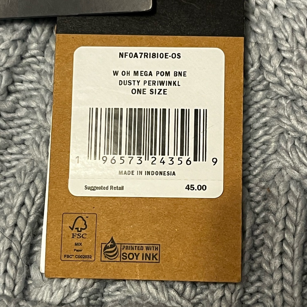 The North Face Dusty Periwinkle Knit Beanie - Picture 8 of 8